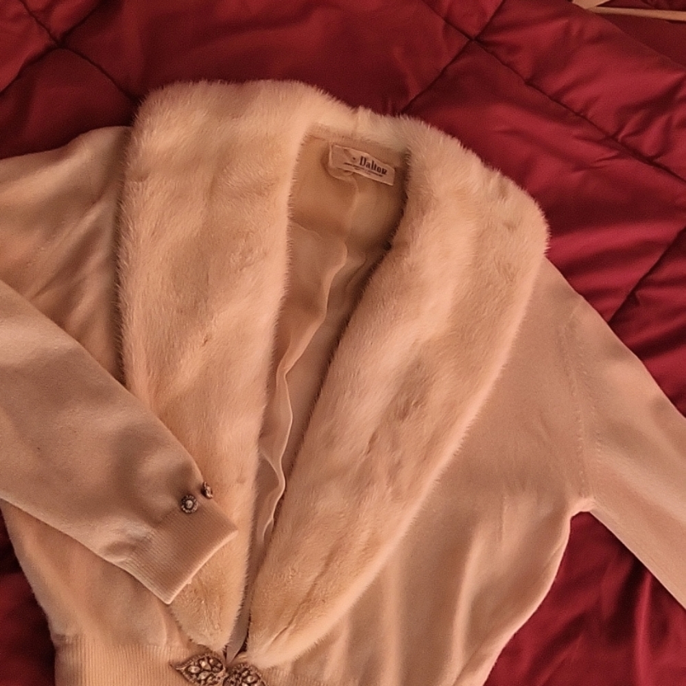 Vintage Cashmere Cardigan Sweater